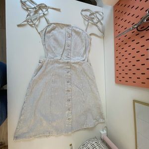 DENIM OPENBACK DRESS